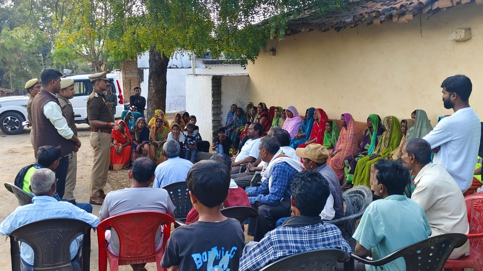 ग्राम सभा डिबुलगंज में होली को लेकर जागरूकता अभियान